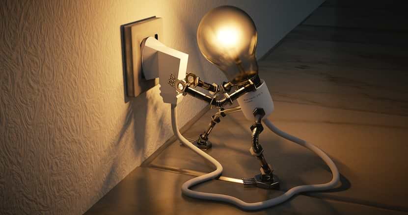 Rekordkyla ger högre elpriser 1 Glödlampa sätter i elkontakt