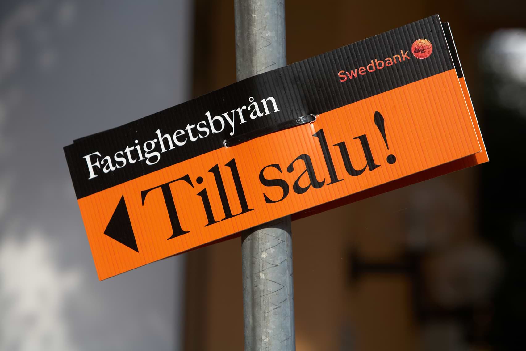 Villapriserna ökar - och så också optimismen 1 Orange skylt bostad till salu